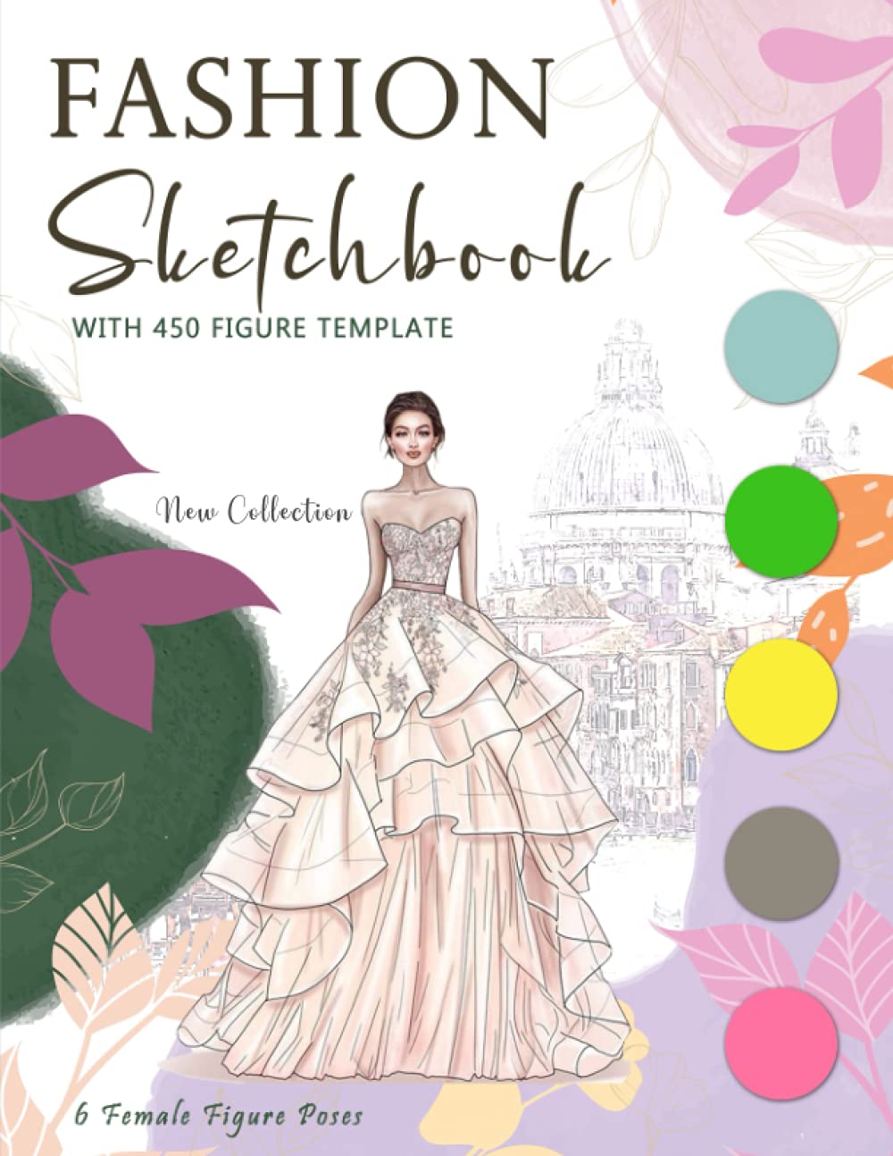Fashion Sketchbook With Figure Template — used book cover
