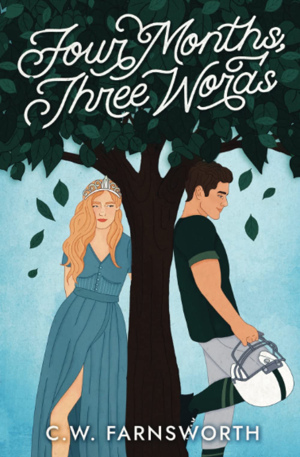Four Months, Three Words — used book cover