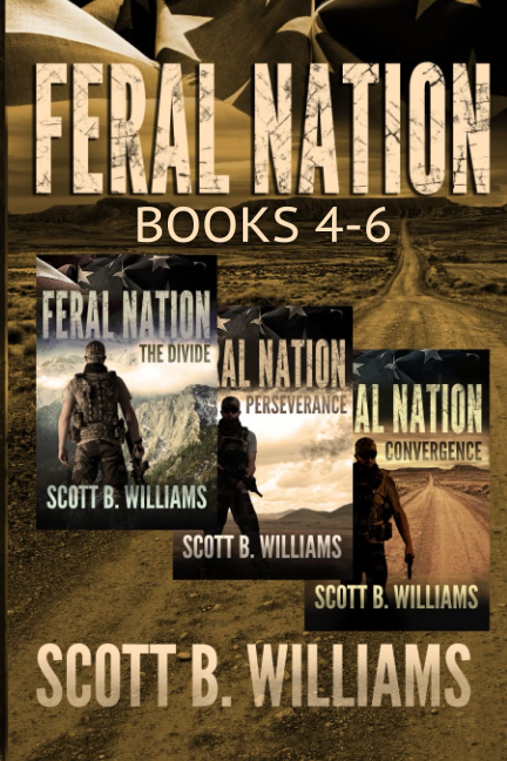 Feral Nation Series: Books 4-6: The Divide - Perseverance - Convergence (Feral Nation Collections)