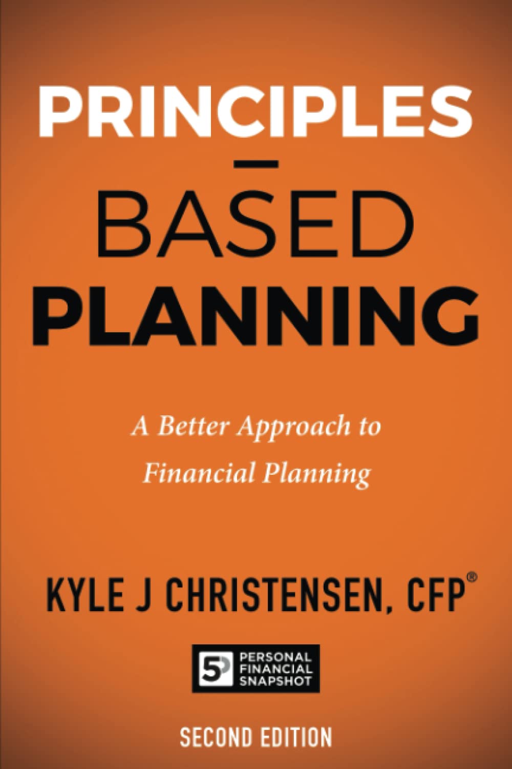 Principles Based Planning — used book cover