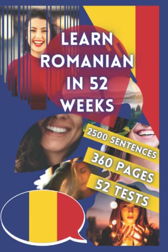 LEARN ROMANIAN IN 52 WEEKS — used book cover