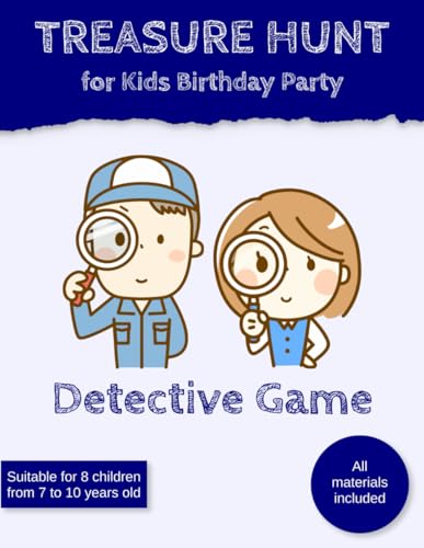 Treasure Hunt for Kids Birthday Party Detective Game — used book cover