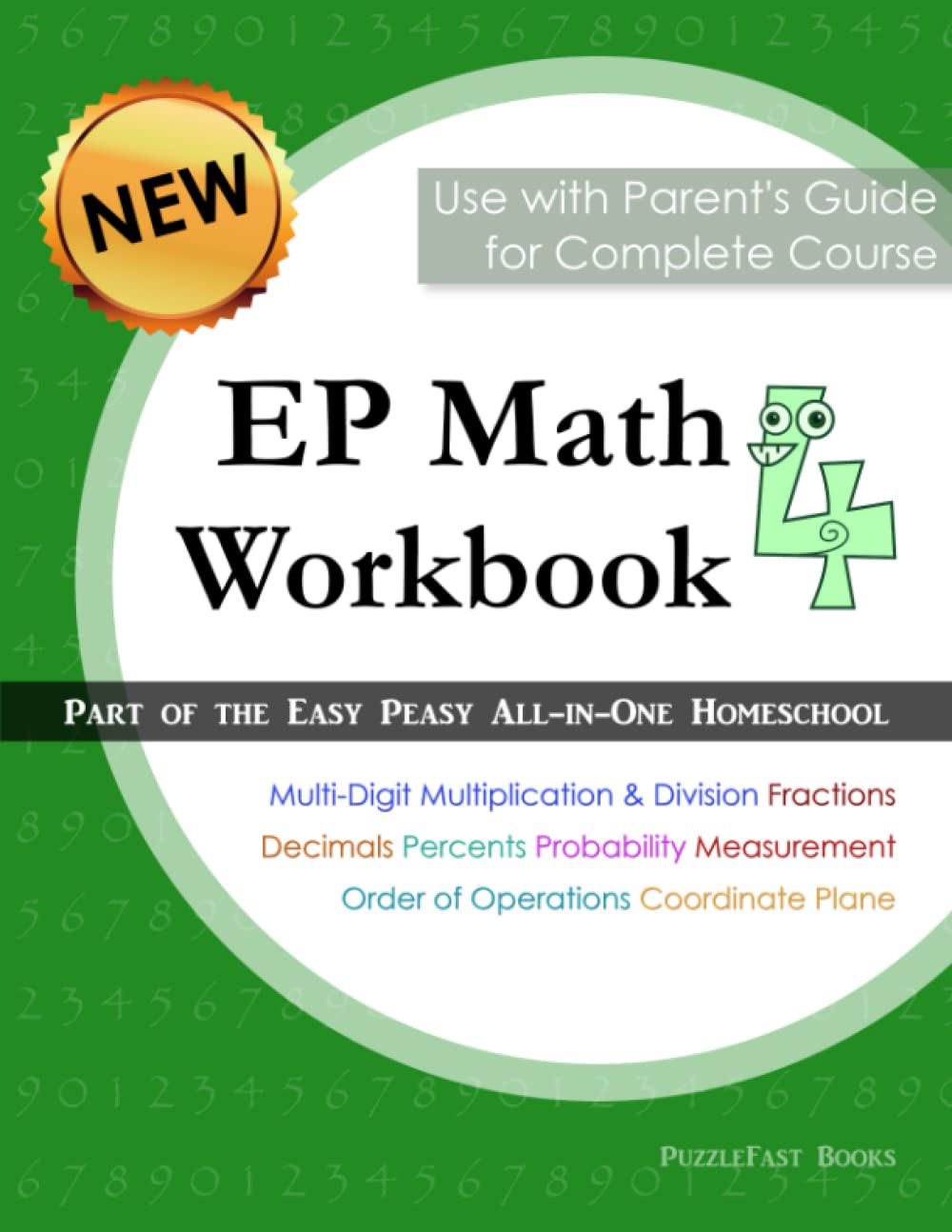EP Math 4 Workbook — used book cover