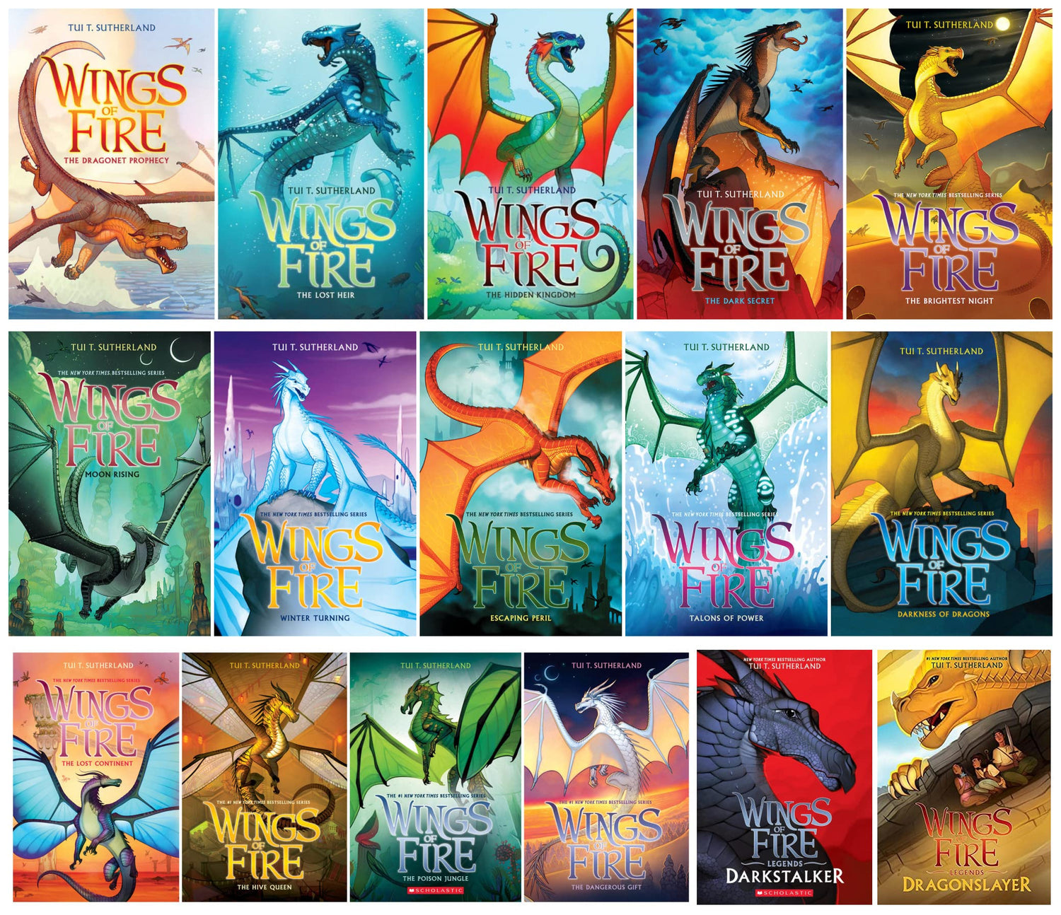 NEW!!! Wings of Fire Series Complete 16 Books Set — used book cover