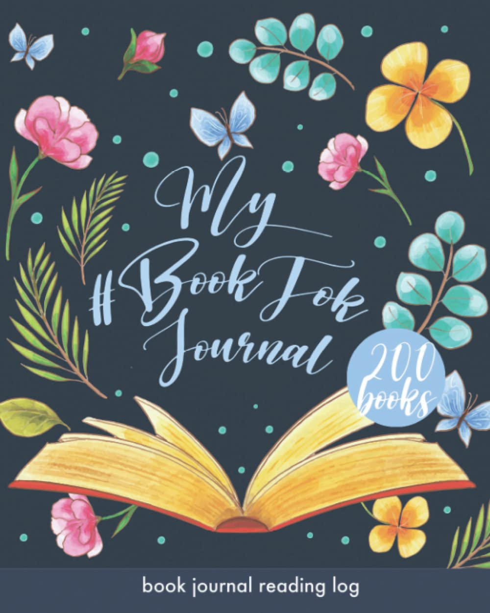 BookTok Journal for 200 Books. Reading Log: Track your favorite books 