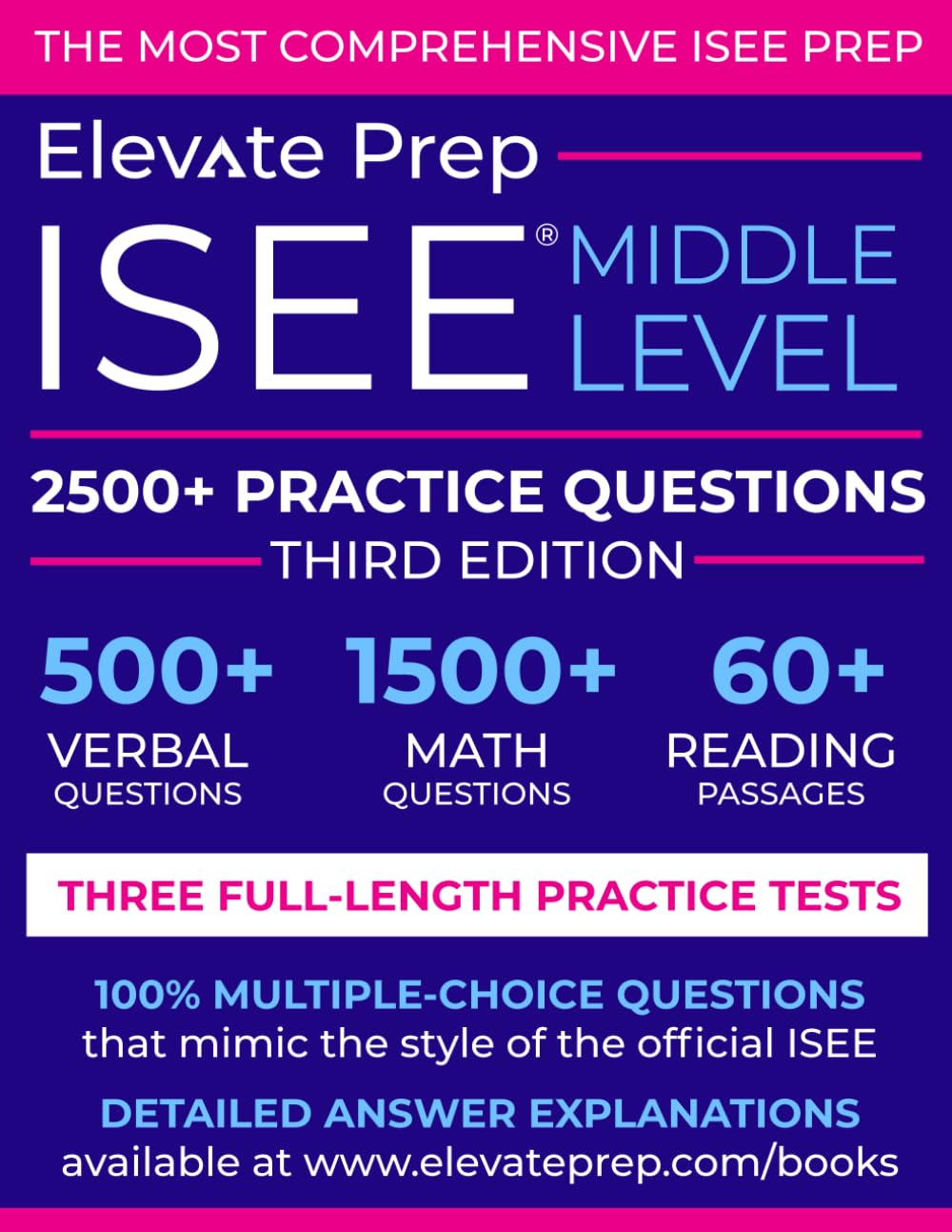 ISEE Middle Level — used book cover