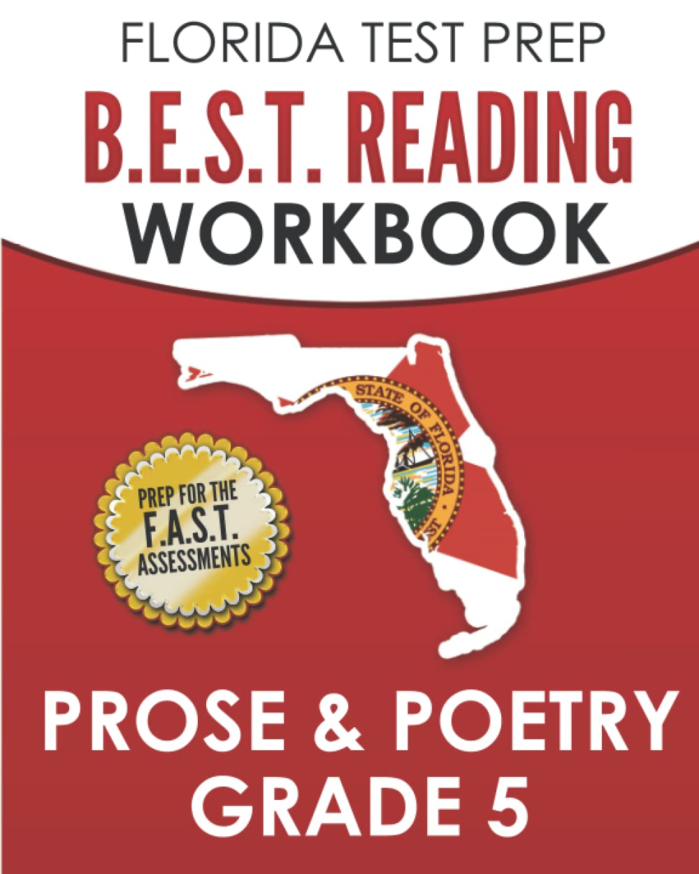 FLORIDA TEST PREP B.E.S.T. Reading Workbook Prose &amp; Poetry Grade 5 — used book cover
