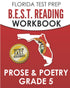 FLORIDA TEST PREP B.E.S.T. Reading Workbook Prose & Poetry Grade 5 — used book cover