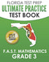 FLORIDA TEST PREP Ultimate Practice Test Book F.A.S.T. Mathematics Grade 3 — used book cover