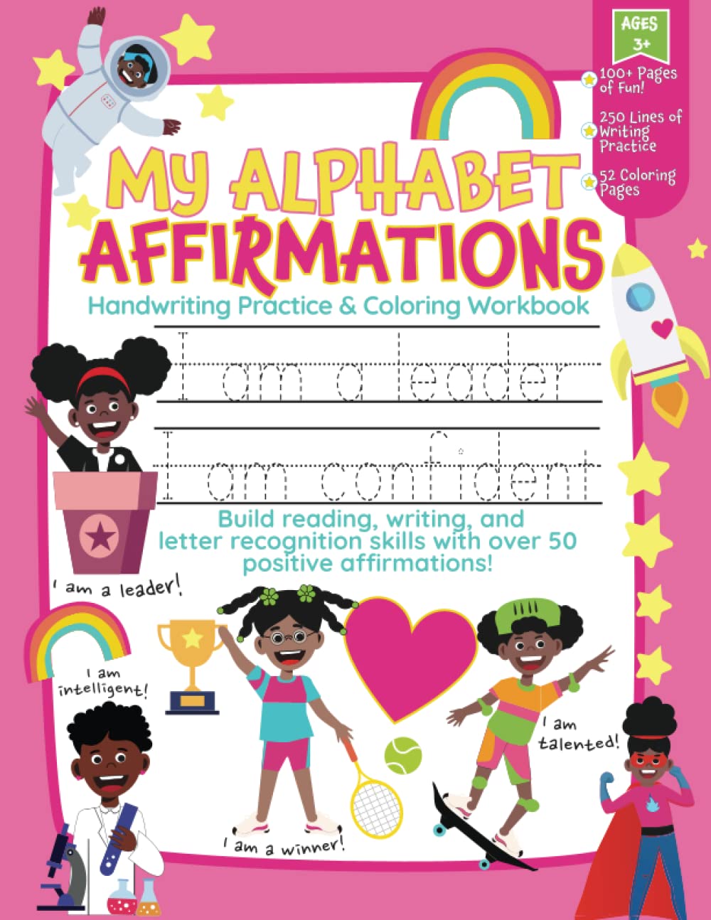 My Alphabet Affirmations Coloring and Handwriting Workbook for Black Girls — used book cover