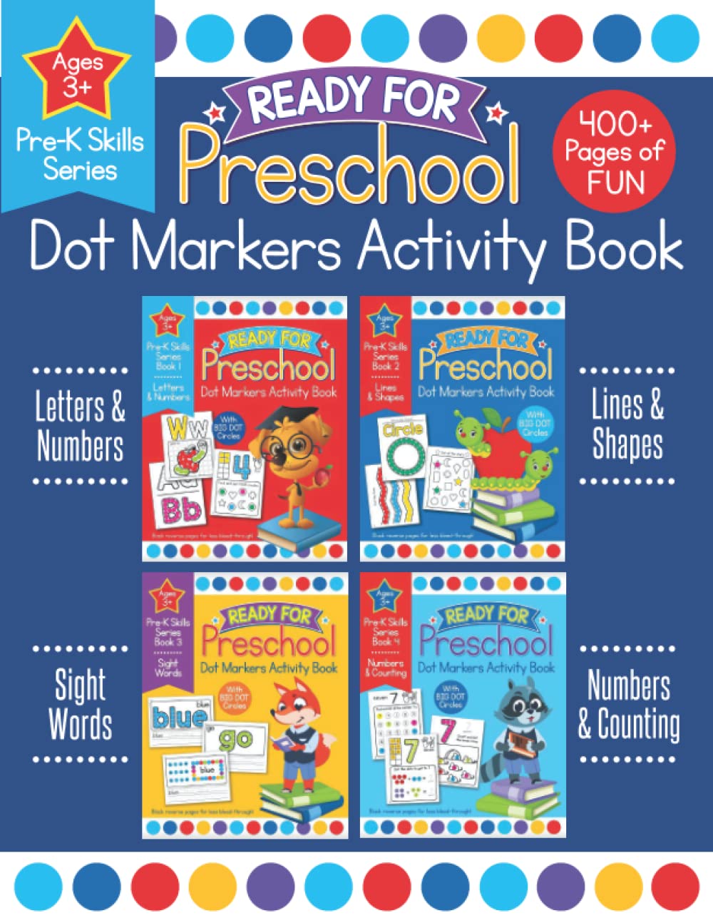 Ready for Preschool Dot Markers Activity Book — used book cover
