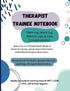 Session Notes, Referral Log, Supervision Notes & Group Notes for Mental Health Trainees, Interns, & Associates - 8.5x11in Notebook for Session Notes — used book cover