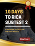 10 Days To RICA Subtest 2 — used book cover