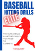 Baseball HITTING Drills - ELITE — used book cover