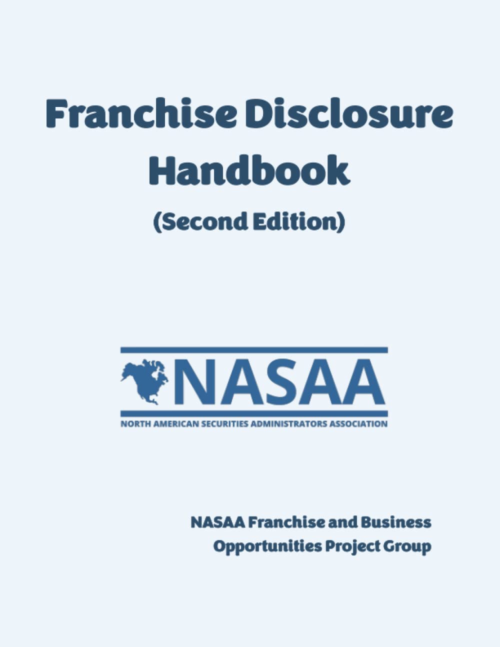 FRANCHISE DISCLOSURE HANDBOOK — used book cover