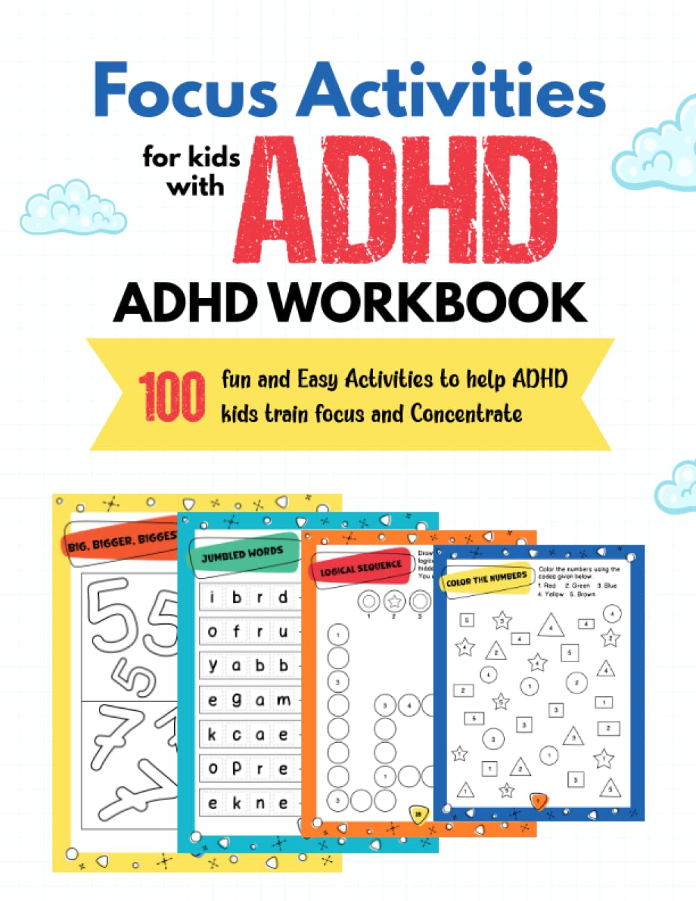 Focus Activities For Kids With ADHD — used book cover