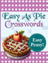 Crossword Puzzle easy as pie for Adults — used book cover