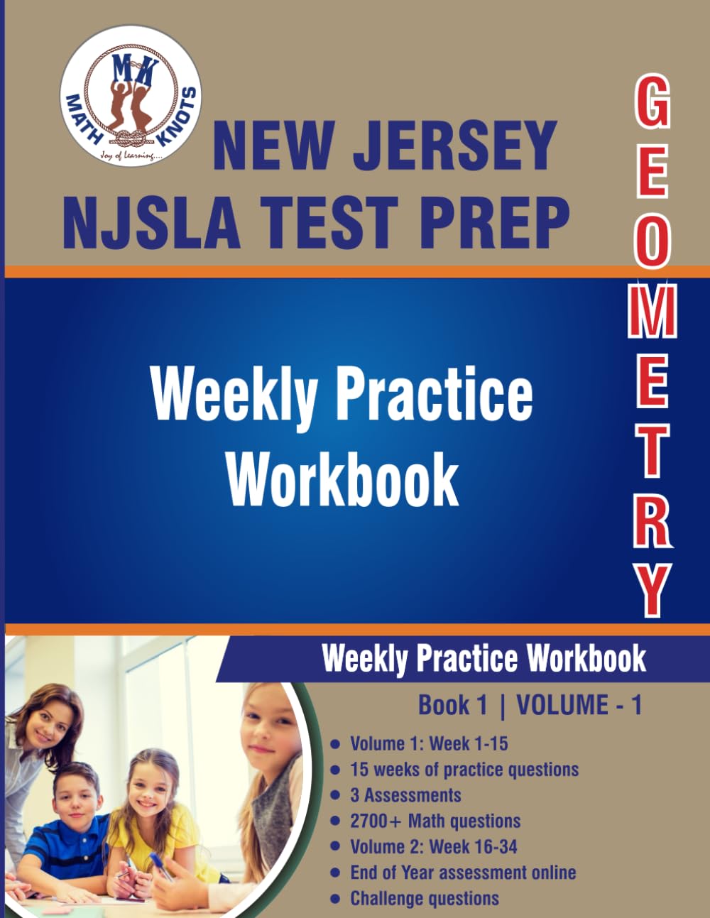 New Jersey Student Learning Assessments (NJSLA) Test Prep — used book cover