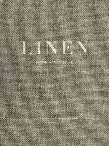 Dark Neutral Linen - Decorative Hardcover Display Book | Linen Style Home Accents for Coffee Table Display (Realistic Fabric Effect Cover): Ideal ... | Minimal Internal Layout (Fabric Accents)
