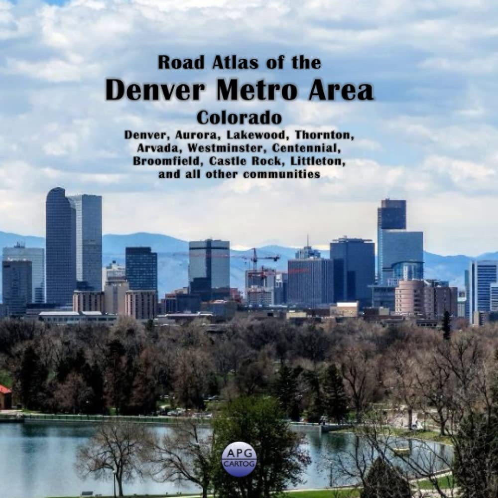 Road Atlas of the Denver Metro Area, Colorado — used book cover