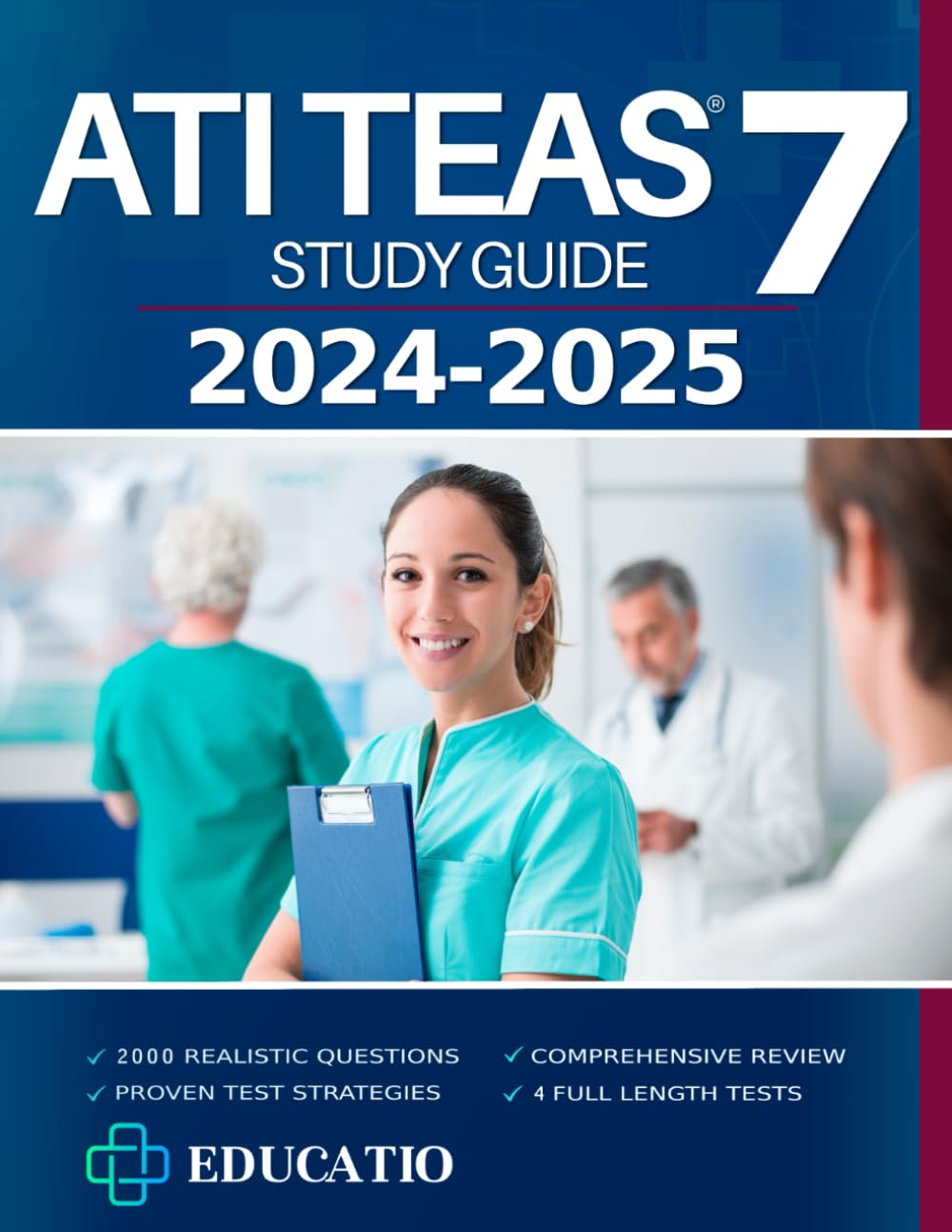 Ati Teas 7 Study Guide — used book cover