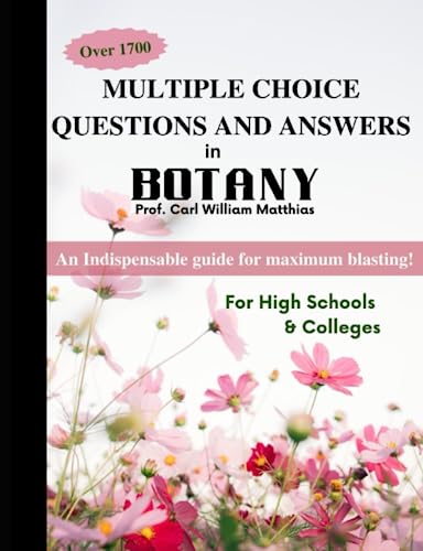 Multiple-Choice Questions and Answers in Botany — used book cover