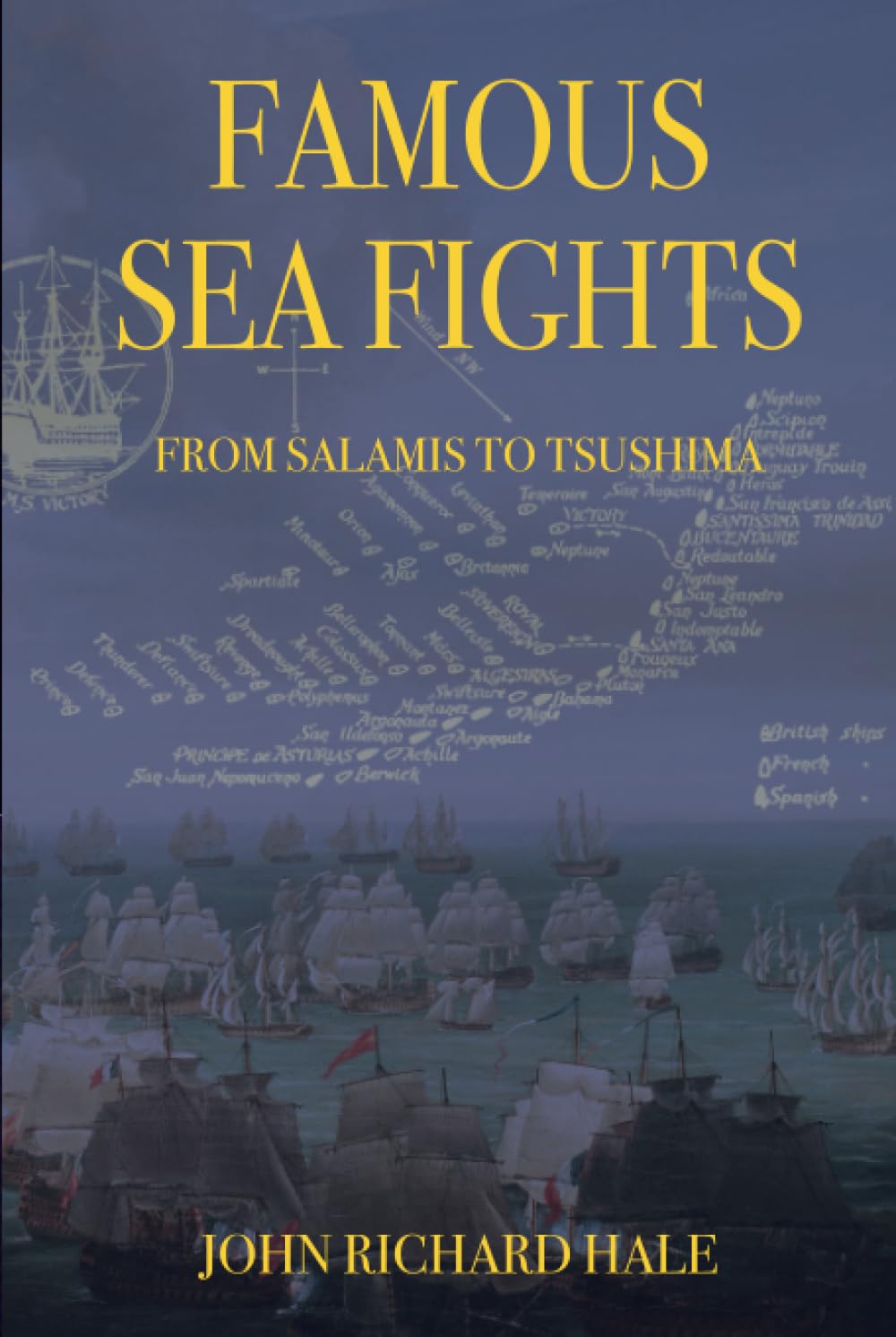 Famous Sea-Fights [Illustrated] — used book cover