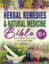 The Herbal Remedies & Natural Medicine Bible — used book cover