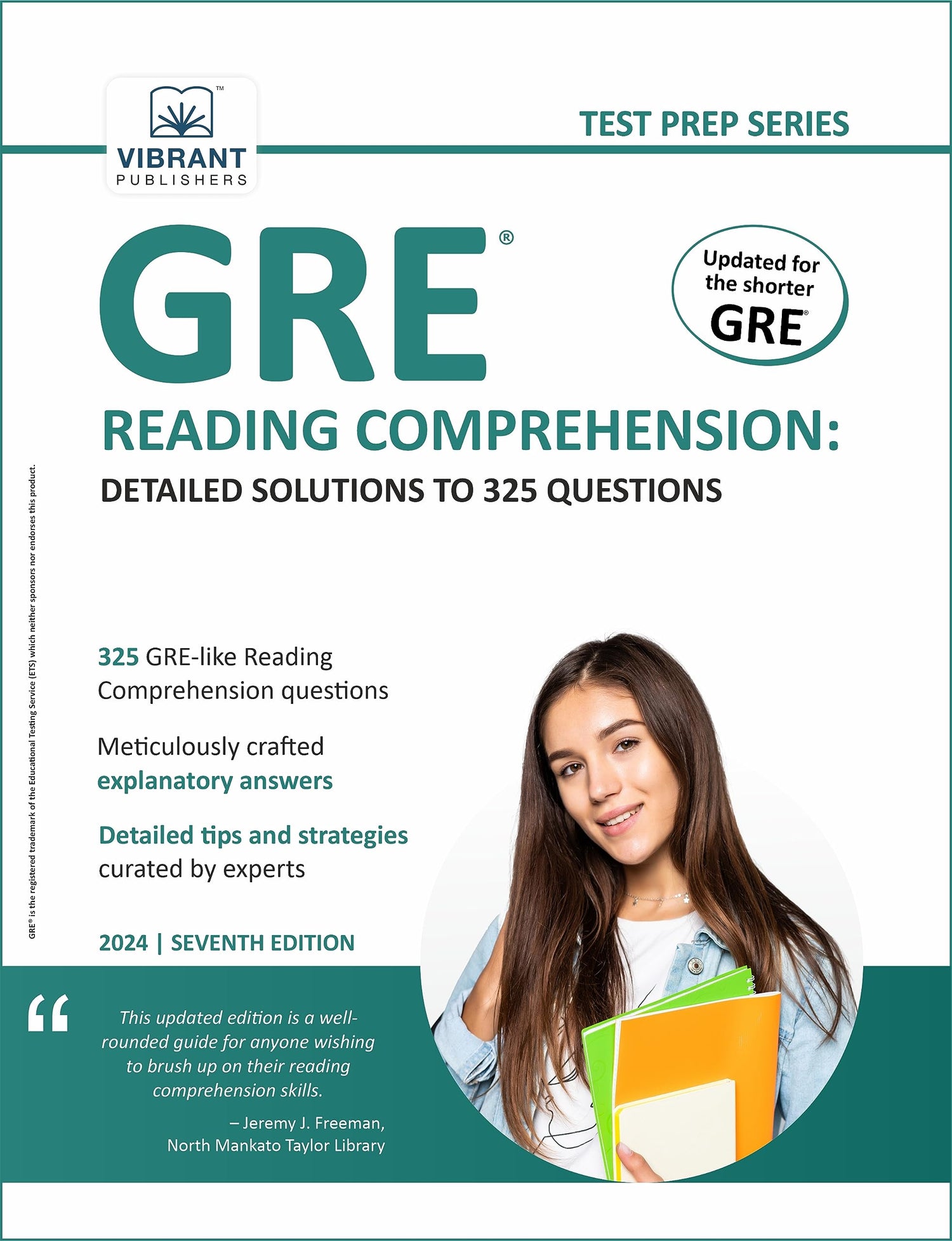 GRE Reading Comprehension — used book cover