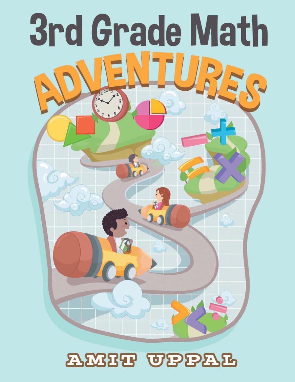 3rd Grade Math Adventures — used book cover