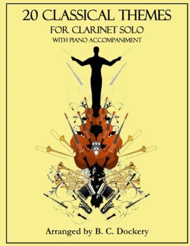 20 Classical Themes for Clarinet Solo with Piano Accompaniment — used book cover
