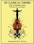 20 Classical Themes for Clarinet Solo with Piano Accompaniment — used book cover