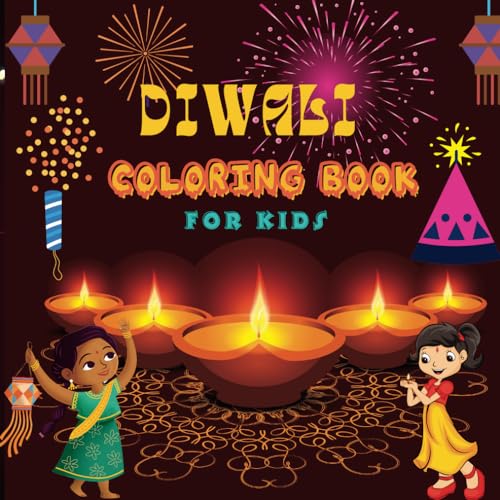 DIWALI COLORING BOOK FOR KIDS — used book cover