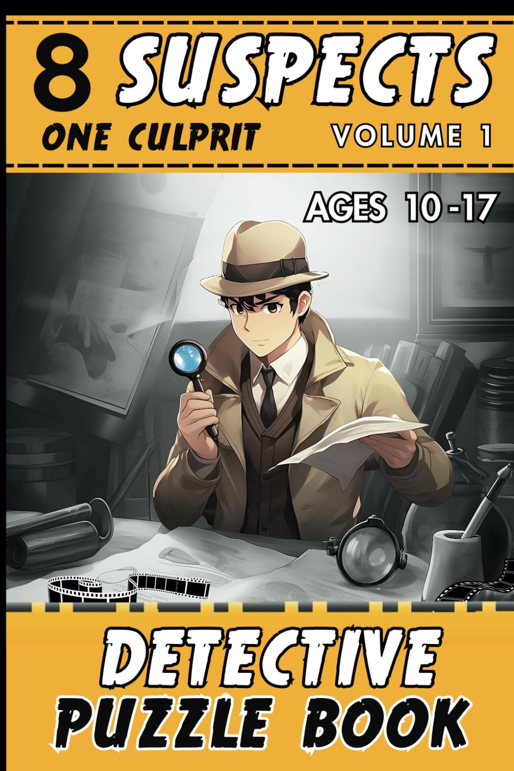 8 suspects one culprit - volume 1 — used book cover