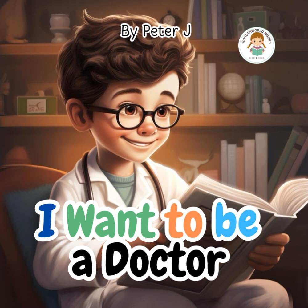 I want to be a doctor — used book cover