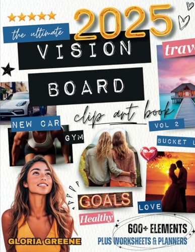 The Ultimate Vision Board Clip Art Book Vol 2 — used book cover