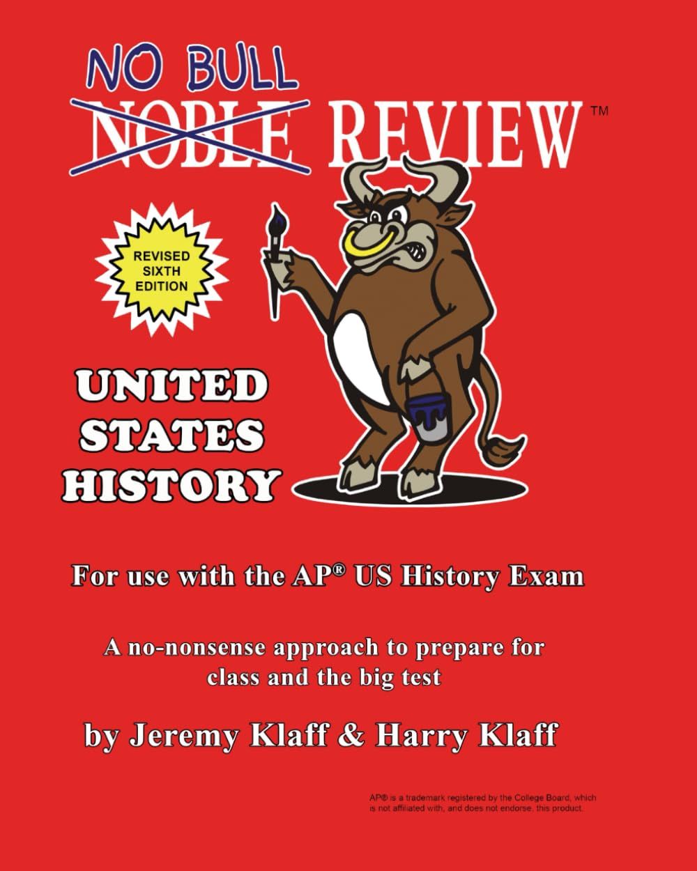 No Bull Review - AP US History Review Book — used book cover