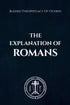 The Explanation of Romans — used book cover