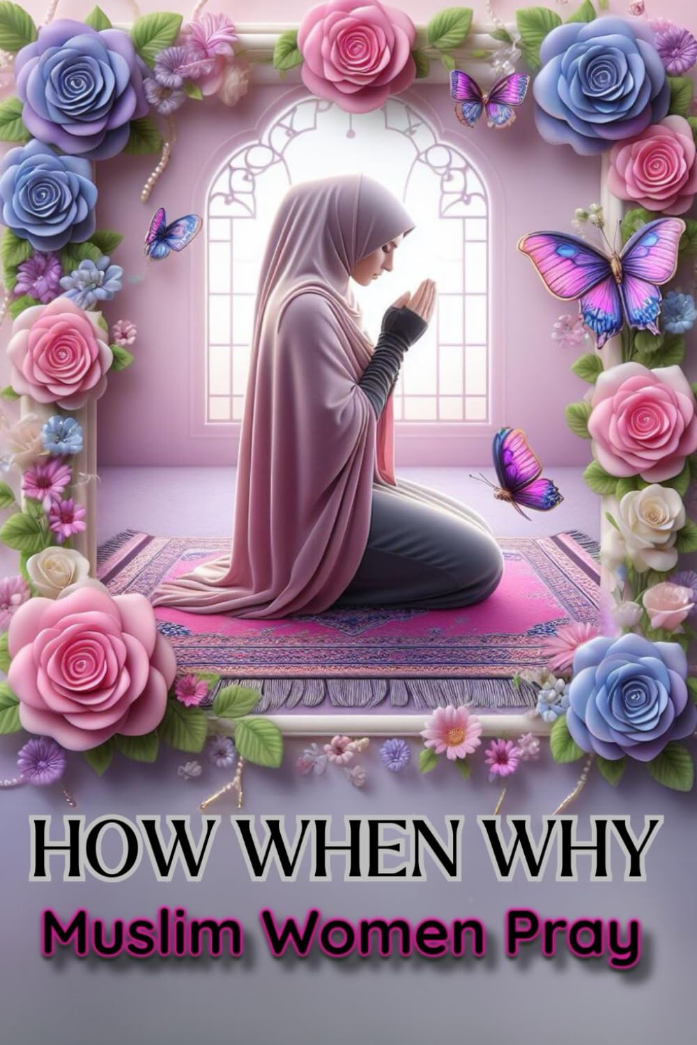HOW WHEN WHY Muslim Woman Pray: Step by Step Illustrated Instruction on How to Pray in Islam with Arabic and English Transliteration
