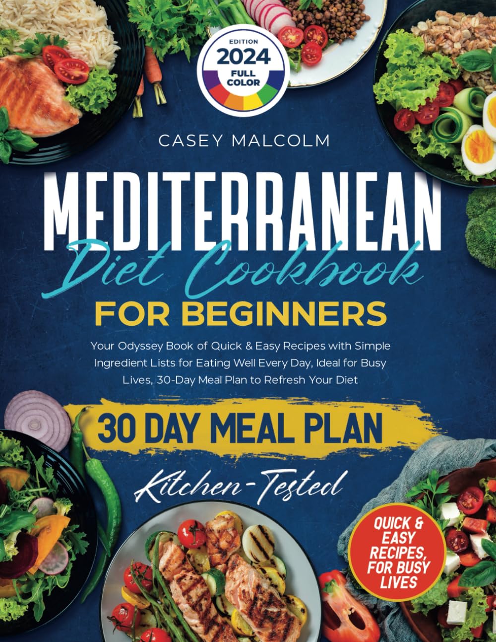 Mediterranean Diet Cookbook for Beginners — used book cover