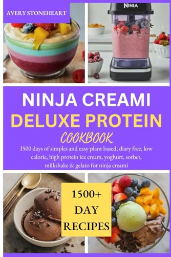 NINJA CREAMI DELUXE PROTEIN COOKBOOK — used book cover