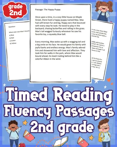 Timed Reading Fluency Passages 2nd Grade — used book cover