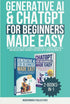 Generative AI & ChatGPT for Beginners Made Easy 2-Books-in-1 — used book cover
