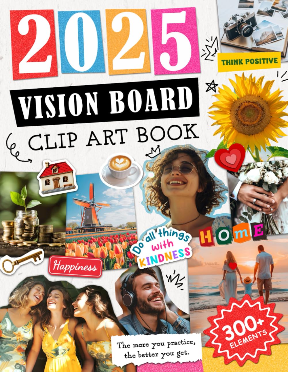 Vision Board Clip Art Book — used book cover