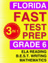 Florida FAST Test Prep Grade 6 — used book cover