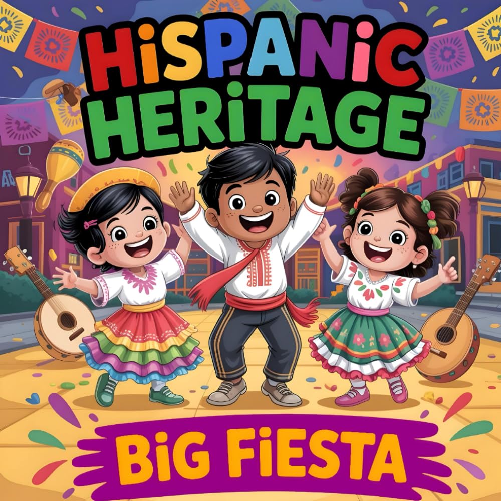 THE BIG FIESTA Celebrating Hispanic Heritage Month story book for CHILDREN: Latino Celebrations fiesta for kids