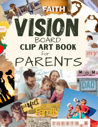 Vision Board Clip Art Book for Parents — used book cover