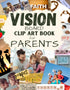 Vision Board Clip Art Book for Parents — used book cover