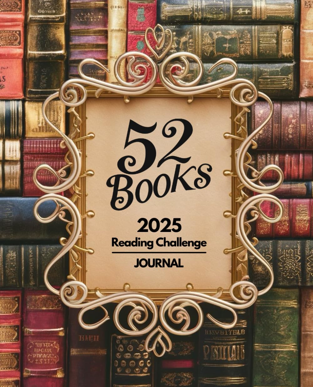 52 Books 2025 Reading Challenge Journal — used book cover