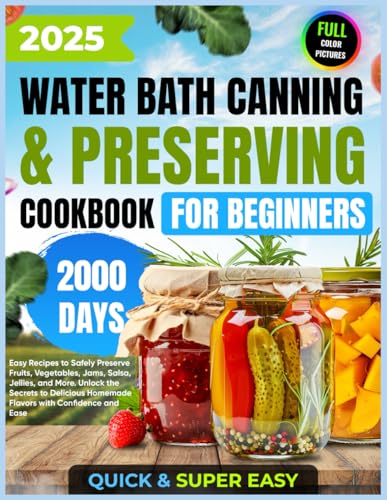 Water Bath Canning &amp; Preserving Cookbook for Beginners — used book cover